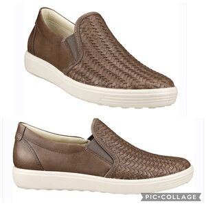 Ecco Women's Ecco Soft Slip-On Sneakers Size 38